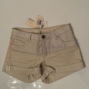 Maje Short Bi Metiere C Ecru NEW w TAGS